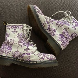 Dr.Martens Damask Flocked Floral Boots